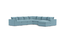 Load image into Gallery viewer, Ciello XL - Sectional - Aqua - Regular Backrest
