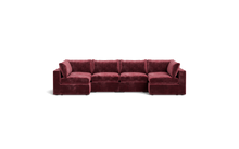 Load image into Gallery viewer, Ciello XL - Sectional - Bordeaux - Regular Backrest
