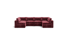 Load image into Gallery viewer, Ciello - Sectional - Bordeaux - Regular Backrest
