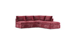 Load image into Gallery viewer, Ciello - Sectional - Bordeaux - High Angled
