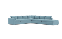 Load image into Gallery viewer, Ciello XL - Sectional - Aqua - Regular Backrest
