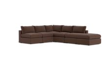 Load image into Gallery viewer, Ciello XL - Sectional - Chocolate - Regular Backrest
