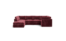 Load image into Gallery viewer, Ciello XL - Sectional - Bordeaux - High Angled
