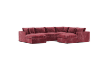 Load image into Gallery viewer, Ciello XL - Sectional - Bordeaux - Regular Backrest
