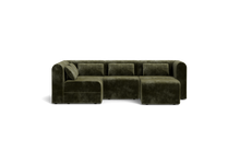 Load image into Gallery viewer, Atmosphere Sleeper Sofa &amp; Sectional - Rounded Backrest - Sage
