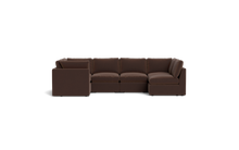 Load image into Gallery viewer, Ciello XL - Sectional - Chocolate - High Angled
