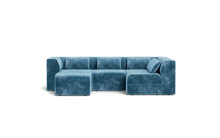 Load image into Gallery viewer, Atmosphere Sleeper Sofa &amp; Sectional - Regular Backrest - Harbour Blue
