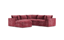 Load image into Gallery viewer, Ciello - Sectional - Bordeaux - Regular Backrest
