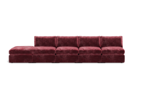 Load image into Gallery viewer, Ciello - Sofa - Bordeaux - Regular Backrest

