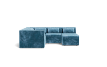 Load image into Gallery viewer, Atmosphere Sleeper Sofa &amp; Sectional - Regular Backrest - Harbour Blue
