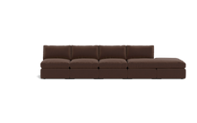 Load image into Gallery viewer, Ciello XL - Sofa - Chocolate - Regular Backrest
