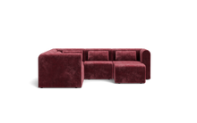 Load image into Gallery viewer, Atmosphere Sleeper Sofa &amp; Sectional - Rounded Backrest - Bordeaux
