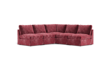 Load image into Gallery viewer, Ciello - Sectional - Bordeaux - High Angled
