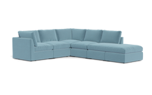 Load image into Gallery viewer, Ciello XL - Sectional - Aqua - High Angled
