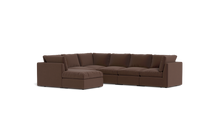 Load image into Gallery viewer, Ciello XL - Sectional - Chocolate - High Angled
