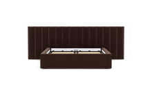 Load image into Gallery viewer, Ara Bed - Queen - Upholstered - Chocolate - Non-storage
