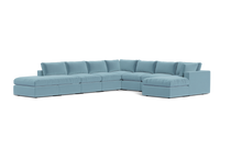 Load image into Gallery viewer, Ciello XL - Sectional - Aqua - Regular Backrest
