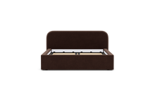 Load image into Gallery viewer, Ara Bed - Queen - Upholstered - Chocolate - Non-storage
