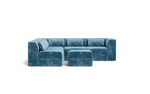 Load image into Gallery viewer, Atmosphere Sleeper Sofa &amp; Sectional - Regular Backrest - Harbour Blue
