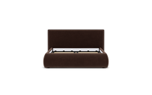 Load image into Gallery viewer, Ara Bed - Full - Upholstered - Chocolate - Non-storage
