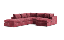 Load image into Gallery viewer, Ciello XL - Sectional - Bordeaux - Regular Backrest
