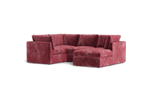 Load image into Gallery viewer, Ciello - Sectional - Bordeaux - High Angled
