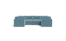 Load image into Gallery viewer, Ciello - Sectional - Aqua - High Angled
