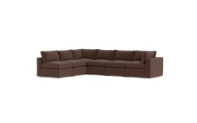 Load image into Gallery viewer, Ciello XL - Sectional - Chocolate - Regular Backrest
