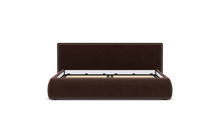 Load image into Gallery viewer, Ara Bed - King - Upholstered - Chocolate - Non-storage

