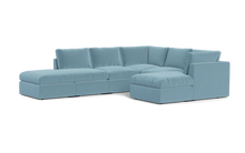 Load image into Gallery viewer, Ciello XL - Sectional - Aqua - High Angled
