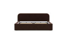 Load image into Gallery viewer, Ara Bed - King - Upholstered - Chocolate - Non-storage
