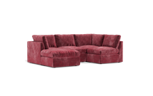 Load image into Gallery viewer, Ciello - Sectional - Bordeaux - High Angled
