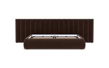 Load image into Gallery viewer, Ara Bed - King - Upholstered - Chocolate - Non-storage
