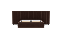 Load image into Gallery viewer, Ara Bed - Full - Upholstered - Chocolate - Non-storage
