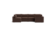 Load image into Gallery viewer, Ciello XL - Sectional - Chocolate - Regular Backrest

