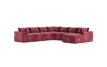 Load image into Gallery viewer, Ciello XL - Sectional - Bordeaux - Regular Backrest
