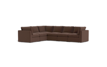 Load image into Gallery viewer, Ciello - Sectional - Chocolate - High Angled
