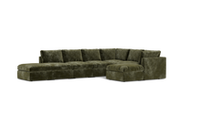 Load image into Gallery viewer, Ciello - Sectional - Sage - High Angled
