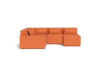 Load image into Gallery viewer, Atmosphere Sleeper Sofa &amp; Sectional - Regular Backrest - Tangerine
