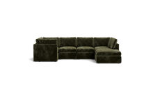 Load image into Gallery viewer, Ciello - Sectional - Sage - High Angled
