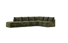 Load image into Gallery viewer, Ciello - Sectional - Sage - High Angled
