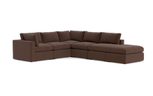 Load image into Gallery viewer, Ciello XL - Sectional - Chocolate - Regular Backrest
