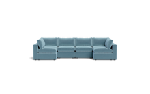 Load image into Gallery viewer, Ciello - Sectional - Aqua - Regular Backrest

