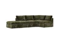 Load image into Gallery viewer, Ciello - Sectional - Sage - High Angled
