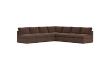 Load image into Gallery viewer, Ciello - Sectional - Chocolate - High Angled
