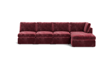 Load image into Gallery viewer, Ciello - Sofa - Bordeaux - High Angled
