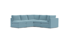 Load image into Gallery viewer, Ciello - Sectional - Aqua - High Angled
