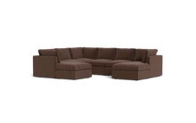 Load image into Gallery viewer, Ciello - Sectional - Chocolate - High Angled
