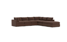 Load image into Gallery viewer, Ciello XL - Sectional - Chocolate - Regular Backrest
