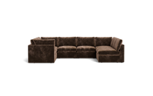 Load image into Gallery viewer, Ciello XL - Sectional - Espresso - High Angled
